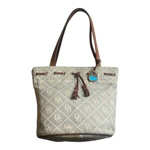 Dooney and Bourke Signature Bucket Tote